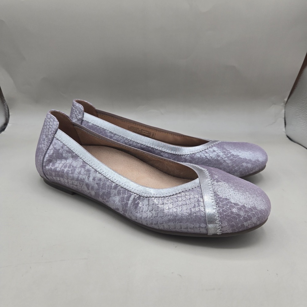 Vionic‎ Spark Caroll Ballet Flats Pewter Light Purple 8.5 Spring